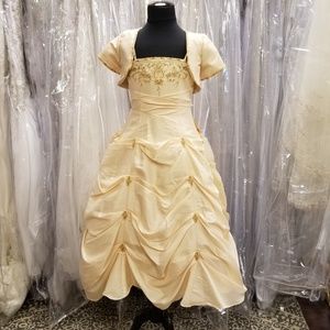 Belle Inspired Melody Girls Designer Pageant Dress